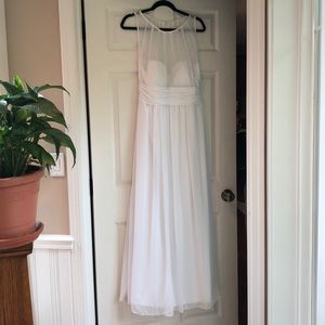 Bill Levkoff white dress size 18